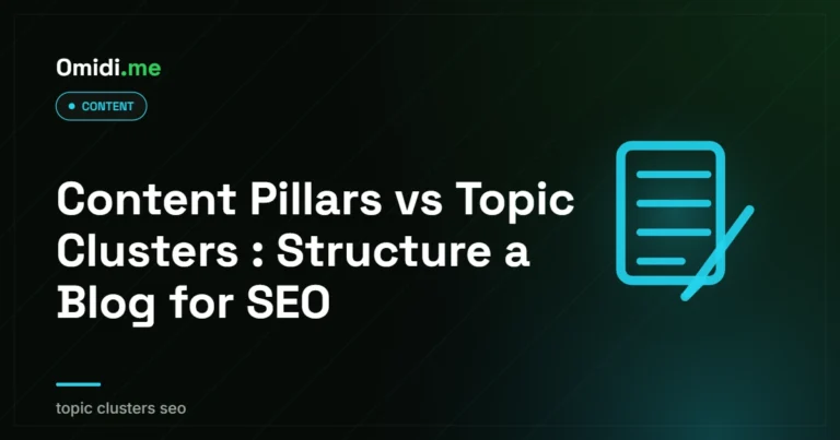 Content Pillars vs Topic Clusters : Structure a Blog for SEO