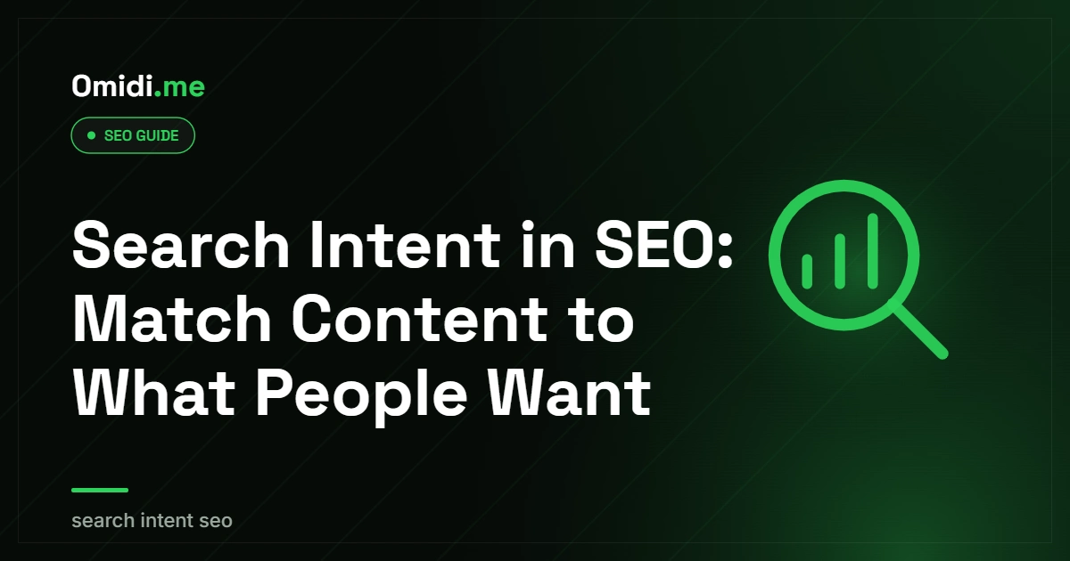 Search Intent in SEO: Match Content to What People Want