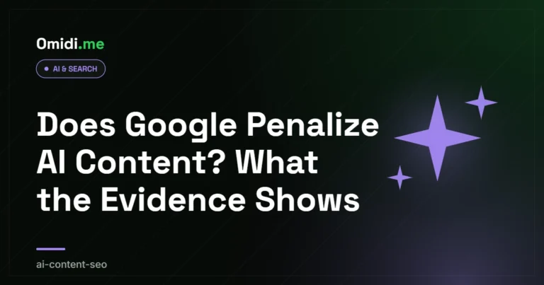 Does Google Penalize AI Content? What the Evidence Shows